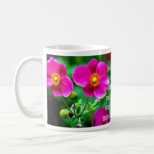 Rosa Japanische Thimblewede Kaffeetasse (Links)