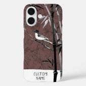 Rosa Japanische Wasserfarbe Kirsche Blossom Bird Case-Mate iPhone Hülle (Rückseite)