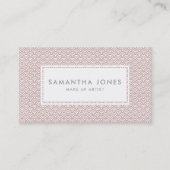 Rosa japanisches Muster Design Moderne bilden Küns Visitenkarte (Vorderseite)