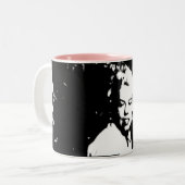 Rosa Jean Zweifarbige Tasse (Vorderseite Links)