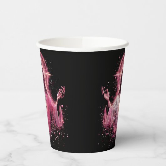 Rosa Jesus Papiertasse! Pappbecher (Links)