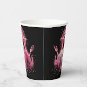 Rosa Jesus Papiertasse! Pappbecher (Rechts)