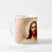 Rosa Jesus Tasse! Kaffeetasse (Vorderseite Links)