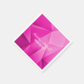 Rosa Jewel Tones Wedpaper Napkins Serviette (Ecke)