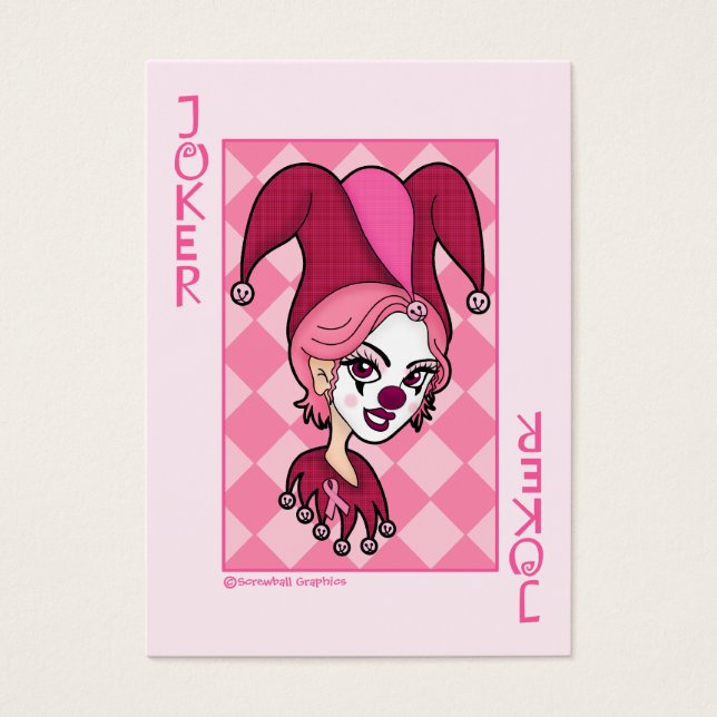 Rosa Joker Cards (Vorderseite)