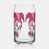 Rosa Joker Screwball Grafiken Dosenglas (Vorderseite)