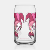 Rosa Joker Screwball Grafiken Dosenglas (Rückseite)