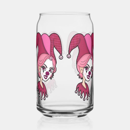 Rosa Joker Screwball Grafiken Dosenglas (Rechts)