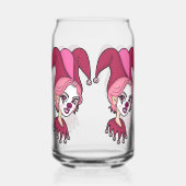 Rosa Joker Screwball Grafiken Dosenglas (Links)