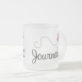 Rosa Journalist Mattglastasse (VorderseiteRechts)