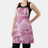 Rosa Jouy-Leinwand Schürze (InSitu)