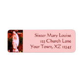 Rosa Jungfrau Mary Statue (Vorne)