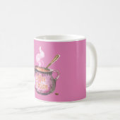 Rosa Kaffee-Potions-Topf Kaffeetasse (VorderseiteRechts)
