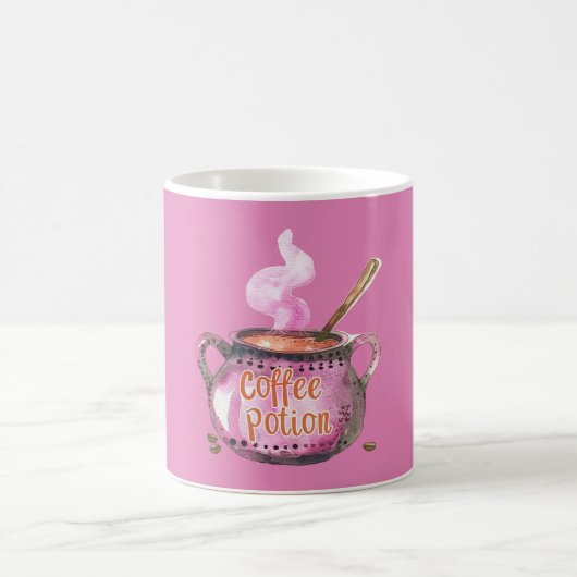 Rosa Kaffee-Potions-Topf Kaffeetasse (Mittel)