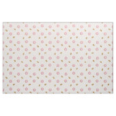 Rosa Kaffee und Donuts Stoff (Fat Quarter (45,7 x 55,9 cm))