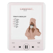 Rosa Kaffeesüchtige Spotify Musik Frauen.