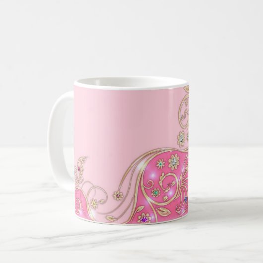 rosa kaffeetasse (Vorderseite Links)