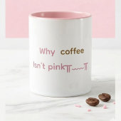 Rosa Kaffeetasse