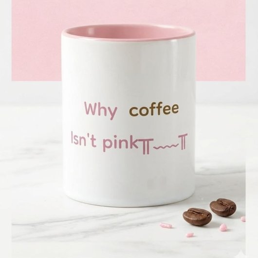 Rosa Kaffeetasse