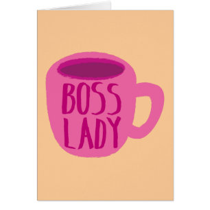 Rosa Kaffeetasse Chef-Damen-