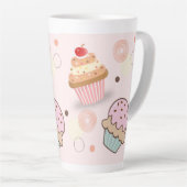 rosa Kaffeetasse Milchtasse (Rechte Ecke)