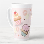 rosa Kaffeetasse Milchtasse (Linke Ecke)