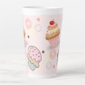 rosa Kaffeetasse Milchtasse (Vorderseite)