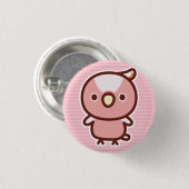 Rosa Kakadu Button (Vorne & Hinten)