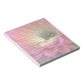 Rosa Kakteen-Blume in der Wüste Notizblock (angewinkelt)