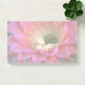 Rosa Kakteen-Blume in der Wüste Post-it Klebezettel (Büro)