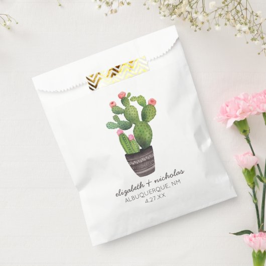 Rosa Kakteen Geschenktütchen (Versiegelt)