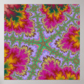 Rosa Kaktus Poster (Vorne)