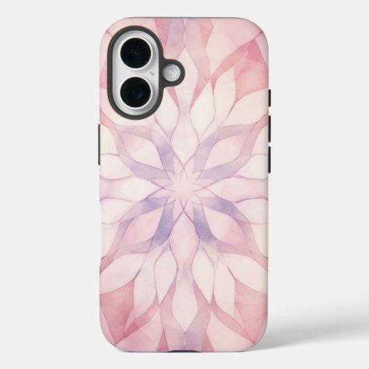 Rosa Kaleidoskop Case-Mate iPhone Hülle (Rückseite)