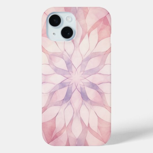 Rosa Kaleidoskop Case-Mate iPhone Hülle (Rückseite)