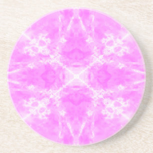 Rosa Kaleidoskop Getränkeuntersetzer