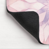 Rosa Kaleidoskop Mousepad (Ecke)