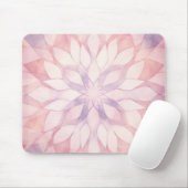 Rosa Kaleidoskop Mousepad (Mit Mouse)