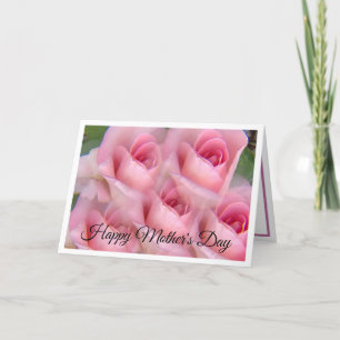 Rosa Kaleidoskop Muttertagskarte Feiertagskarte