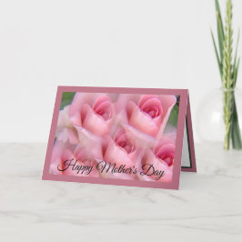 Rosa Kaleidoskop Muttertagskarte Feiertagskarte