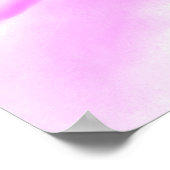 Rosa Kaleidoskop Poster (Ecke)