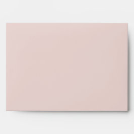Rosa Kalligraphie Monogramm-Rücksendeadresse