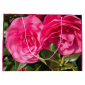 Rosa Kamelie Große Größe Geschenktüte (Rückseite)