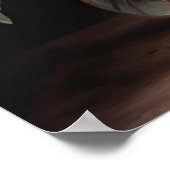 Rosa Kamelien Blume Art Print Poster (Ecke)