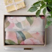 Rosa Kamelien-Blume Seidenpapier (Geschenk)