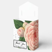 Rosa Kamelien-Gastgeschenk Hochzeit Geschenkschachtel (Geöffnet)