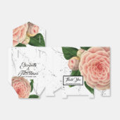 Rosa Kamelien-Gastgeschenk Hochzeit Geschenkschachtel (Ungefaltet)