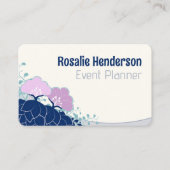 Rosa Kamelien Personalisiert Visitenkarte (Vorderseite)