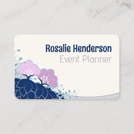 Rosa Kamelien Personalisiert Visitenkarte (Vorderseite)