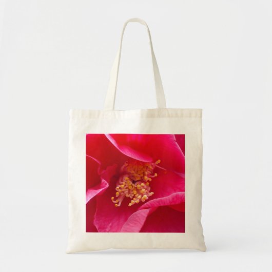 Rosa Kamelien-Tasche Tragetasche (Vorne)