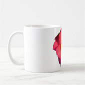 rosa Kamelienblüte Kaffeetasse (Links)